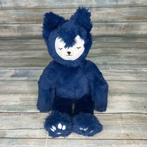 Slumberkins Fox Kin Navy Blue Plush Stuffed Animal Sapphire